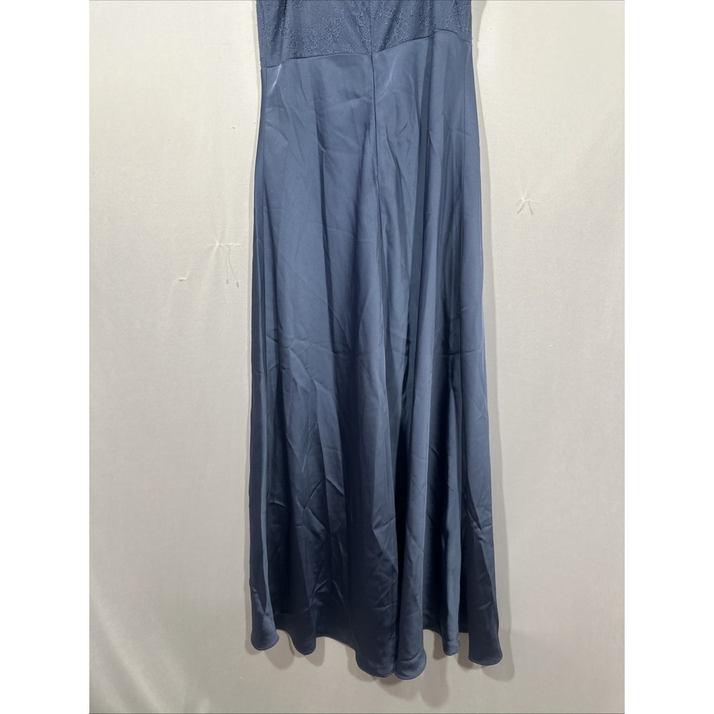 NEW $123 ASTR THE LABEL [ Small ] Aria Lace bustier Midi Dress Dusty Blue #T2144 - Picture 14 of 14